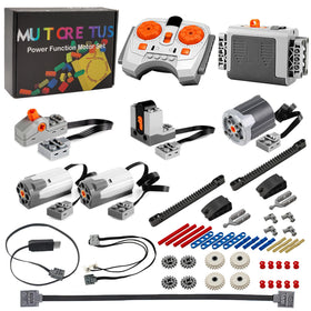 Mutcretus 54PCS motor set packaging shows a durable, versatile kit for creative builds.