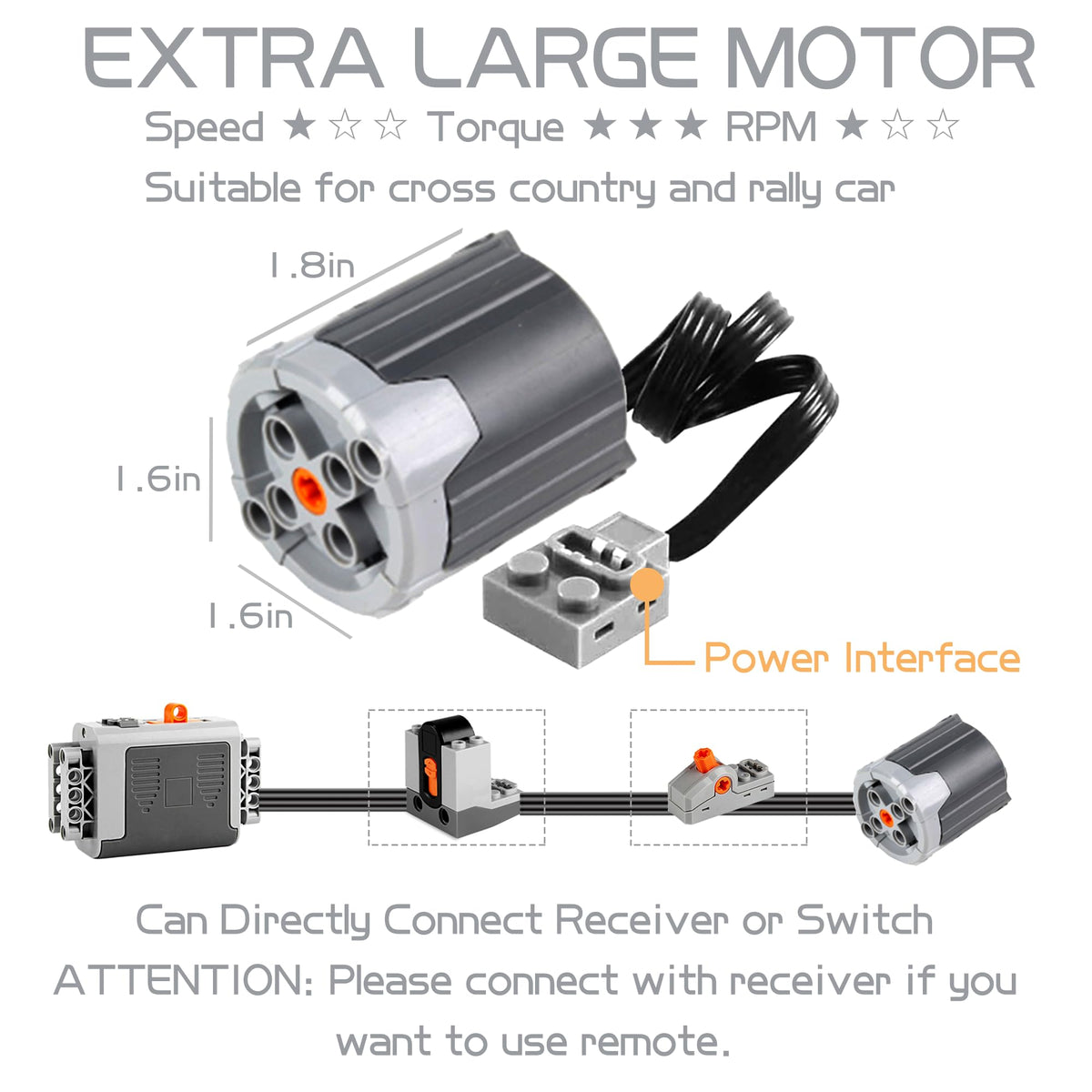 Mutcretus 44 accessories closeup reveals diverse connectors and components.
