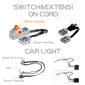 Mutcretus receiver extension cable assembly enables flexible wiring options.