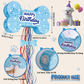 MUWOOB dog bone pinata contents reveal for exciting birthday moments