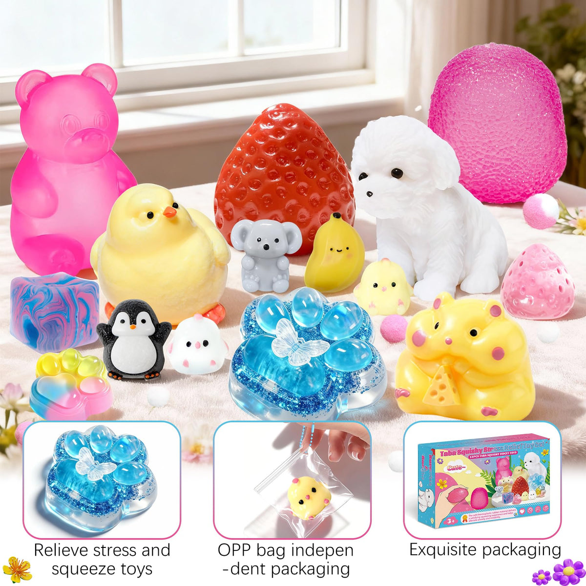 Muxiziu Taba Squishies Kit koala squishy cute sensory toy