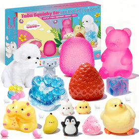 Muxiziu Taba Squishies Kit strawberry squishy for stress relief and desk play