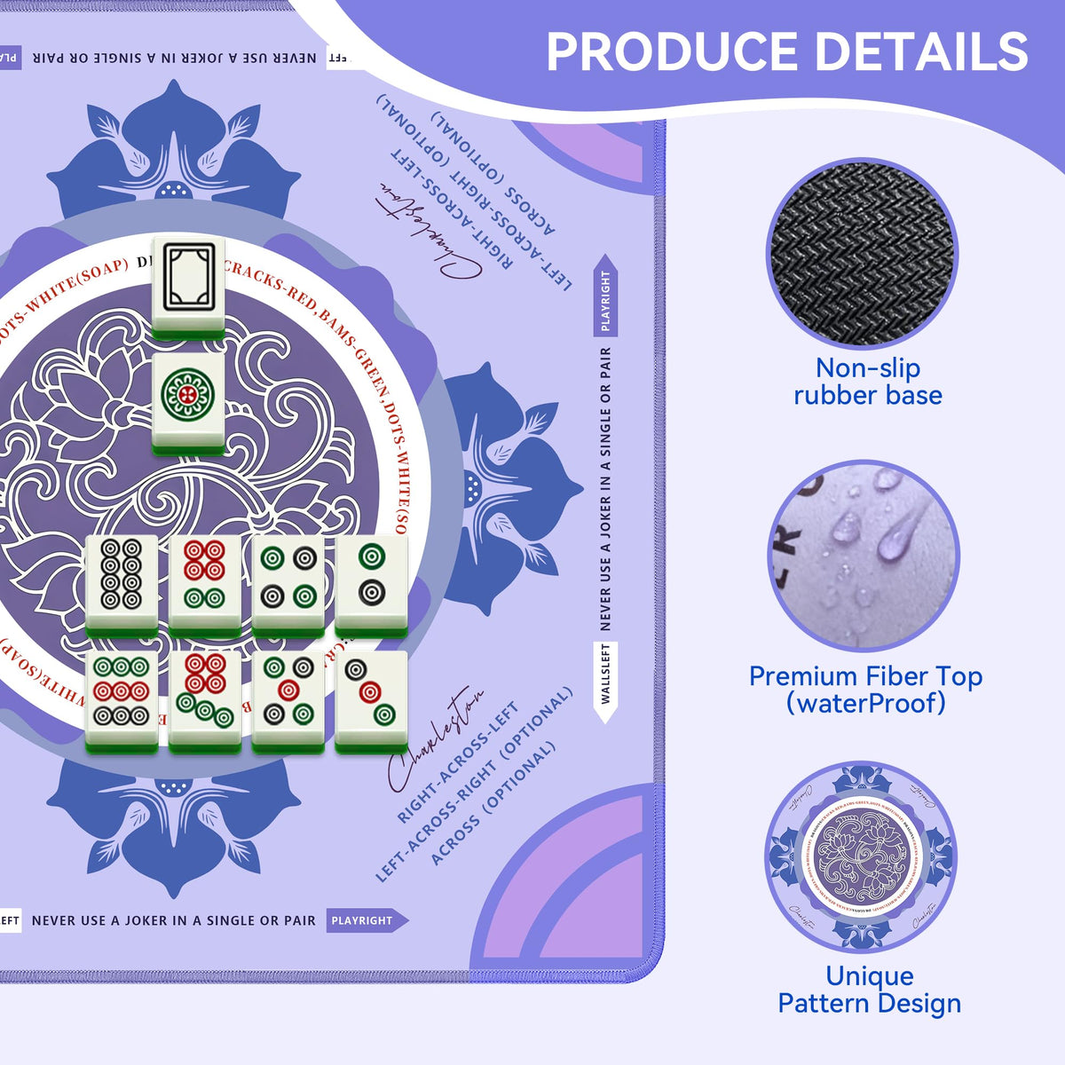 MuyuRise beginner-friendly surface features printed rules for quick learning.