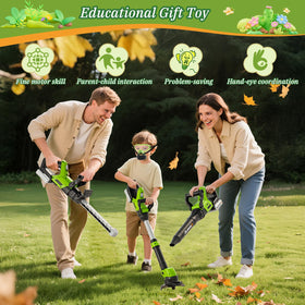 MUZREES 3-in-1 chainsaw toy features vibrant buzz for engaging tasks.