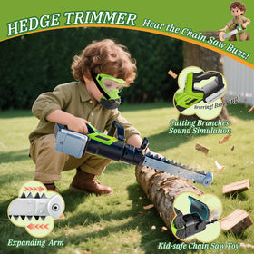 MUZREES Upgraded Kids Tool Set apron focus supports tidy, organized role play