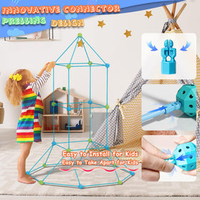 Mvishev fort-building-kit-abs-durable-parts ensure safety and durability