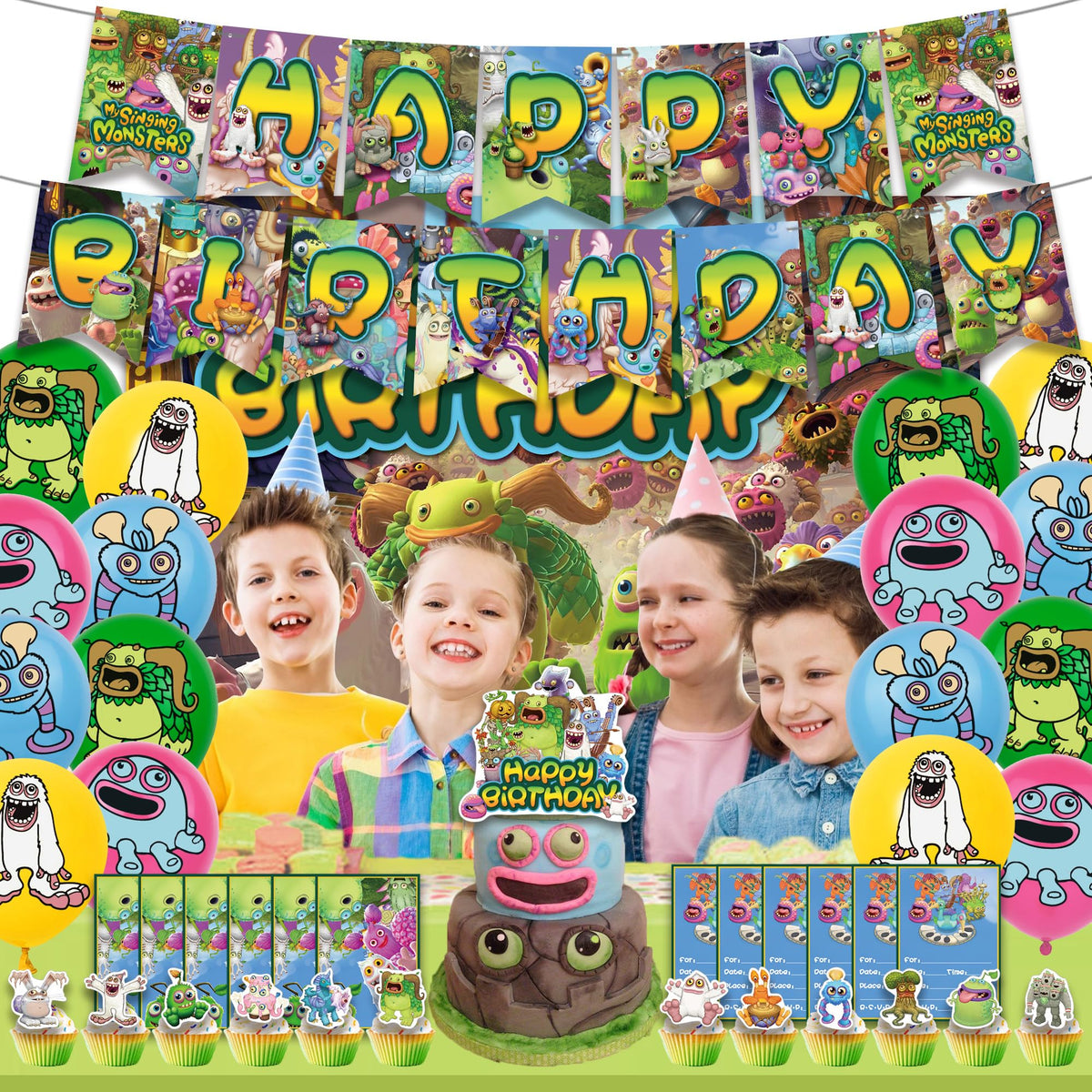 MVMVMVV complete party collection simplifies decorating and coordination.