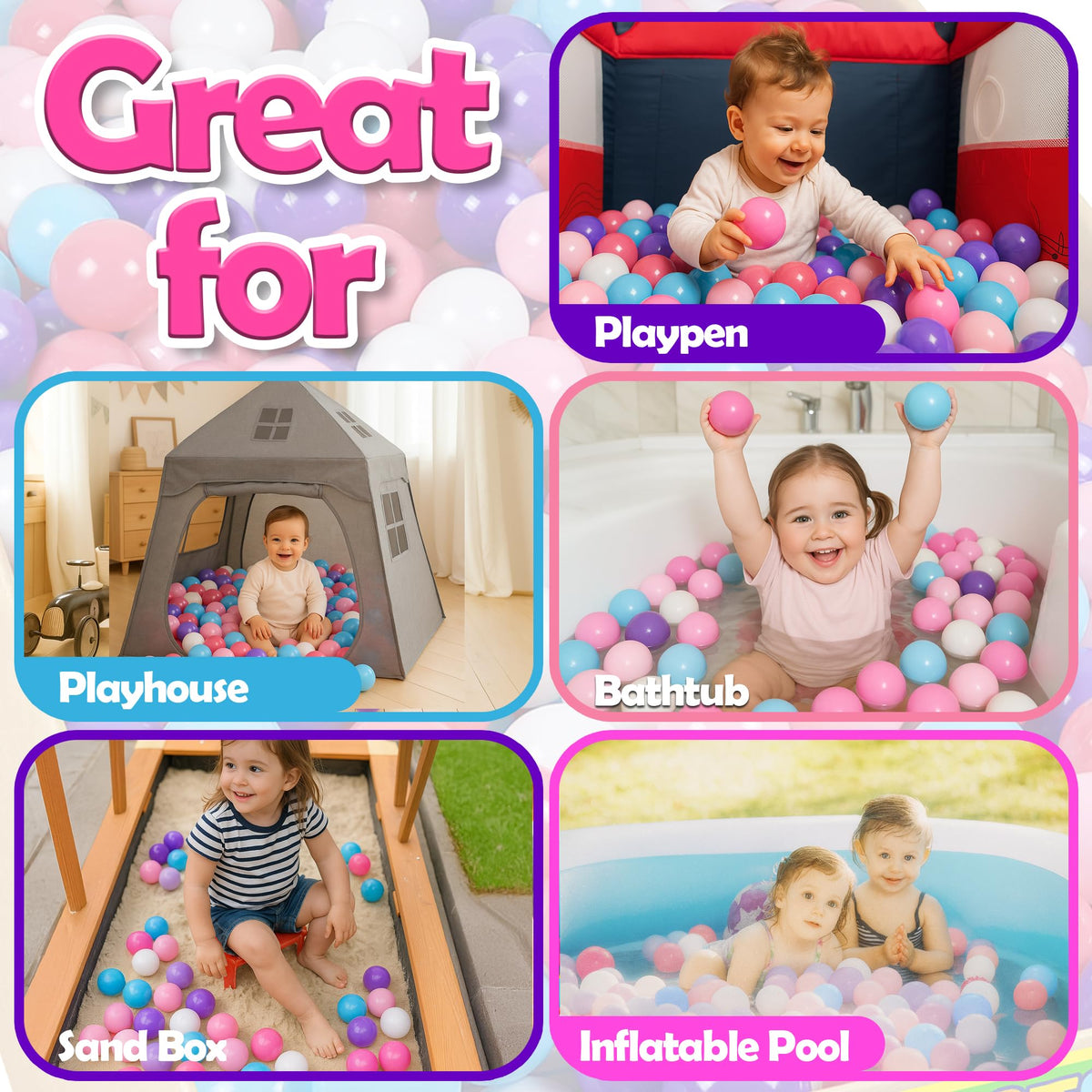 MW SPORTS durable plastic construction supports hours of active play.