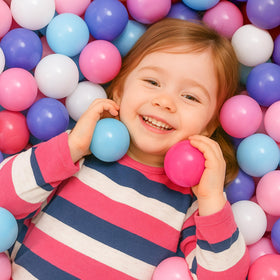 MW SPORTS pastel colors aid color recognition during play.
