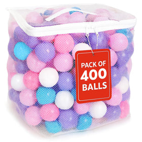 MW SPORTS Play Balls pastel set for vibrant, safe ball pit play.