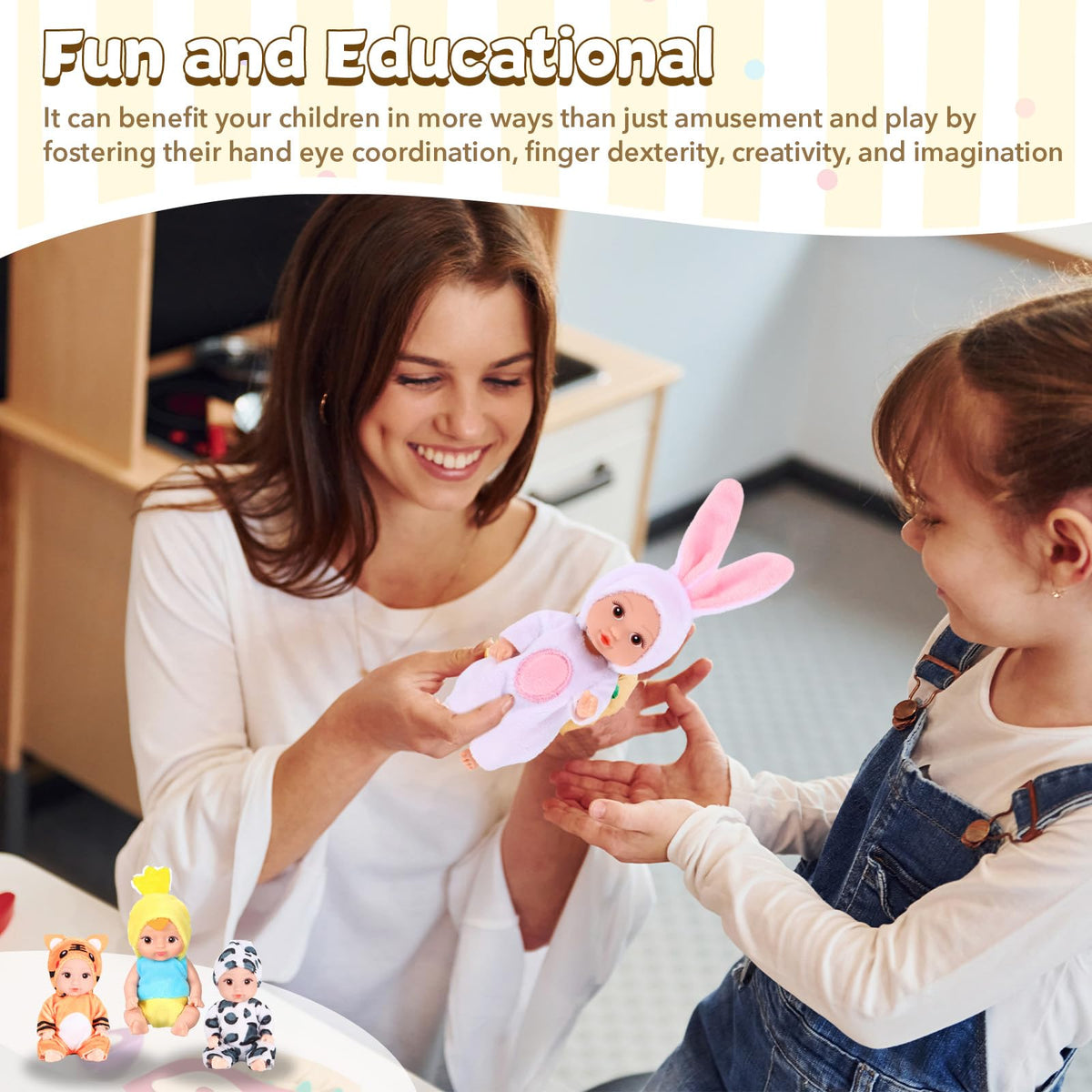 Playset fostering creativity, storytelling, and empathy through care