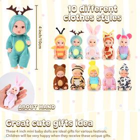 MXSYSHYJ handmade animal clothes for tiny dolls and dress-up fun
