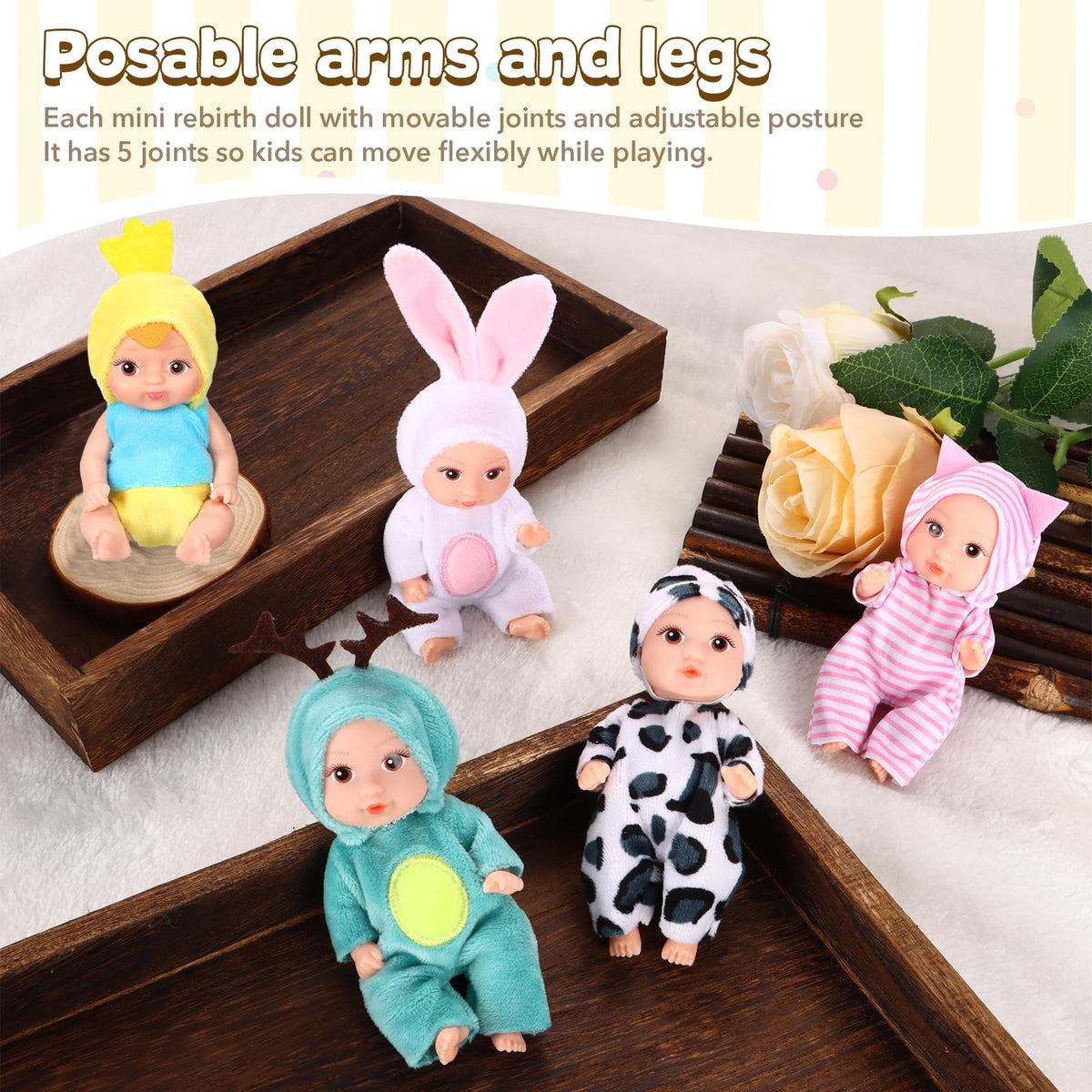 Children engaging in imaginative play with MXSYSHYJ dolls