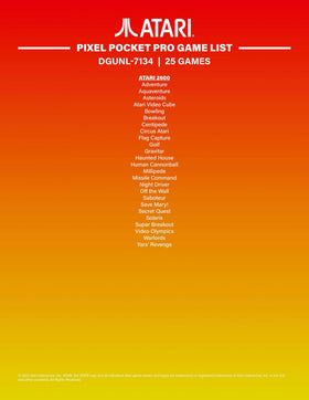 My Arcade Atari Pixel Pocket Pro keychain design enables portable play anywhere.