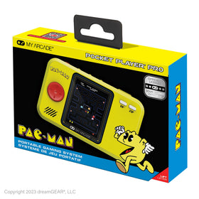 My Arcade Pac-Man Pocket Pro iconic characters and classic mazes spark nostalgia.