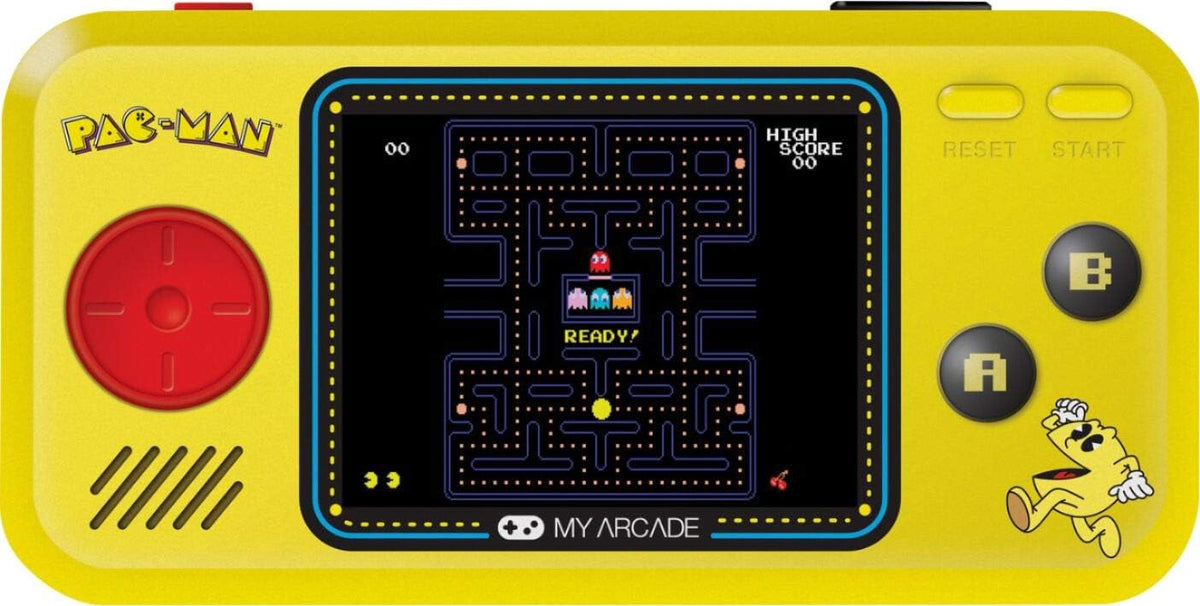 My Arcade Pocket Player with a full-color display for vibrant retro gaming.