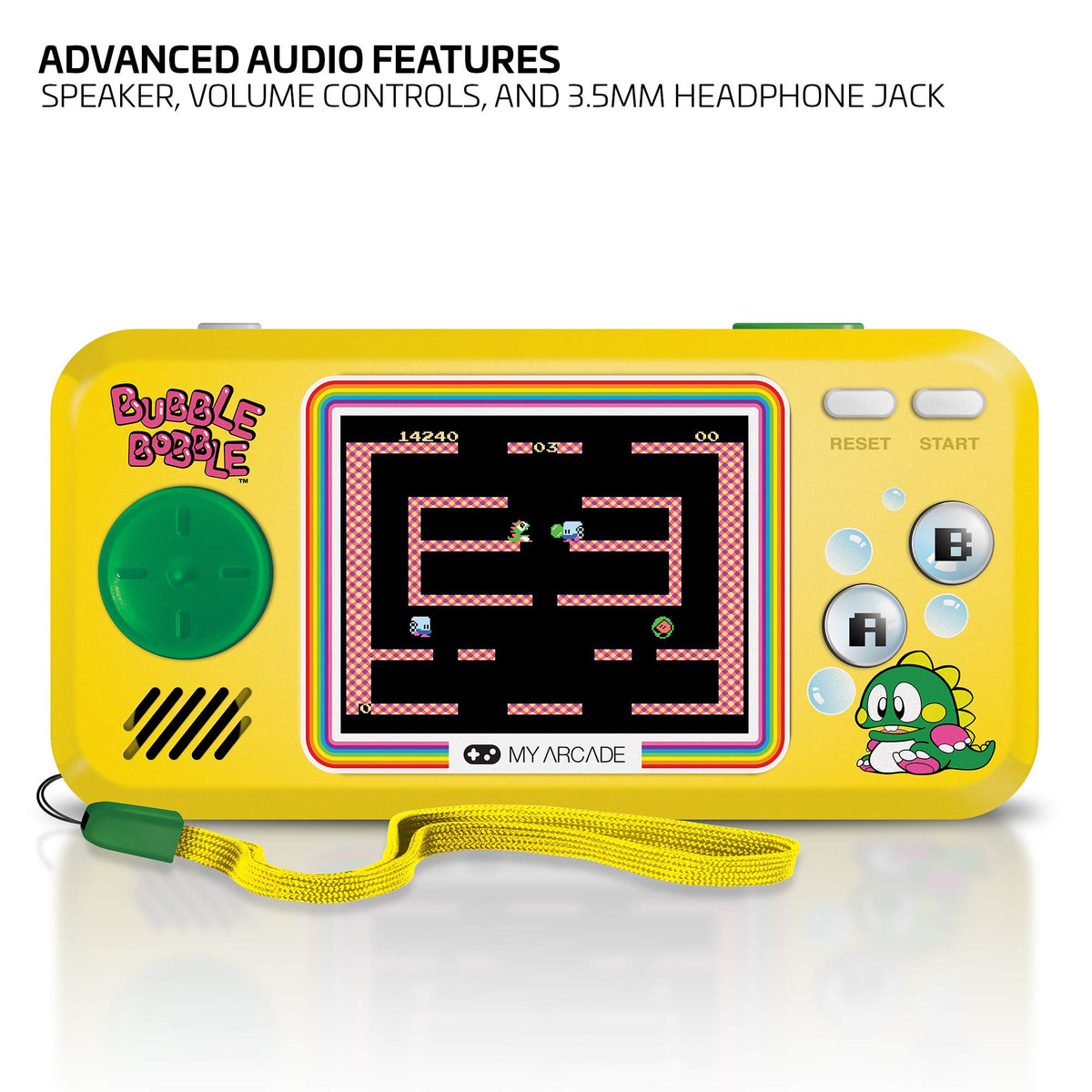 My Arcade Pocket Player 3.5mm headphone jack for private listening