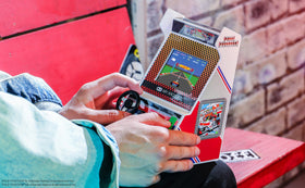 Pole Position II cartridge image shows officially licensed Namco title for nostalgia.
