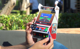 Pole Position power options enable battery or USB-C play anywhere.