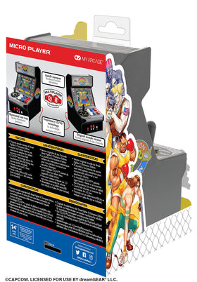 My Arcade Street Fighter II CE packaging and accessories included