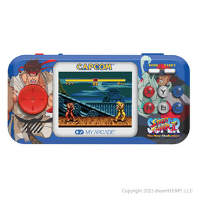 My Arcade Street Fighter II Pocket Player Pro compact design fits pockets.