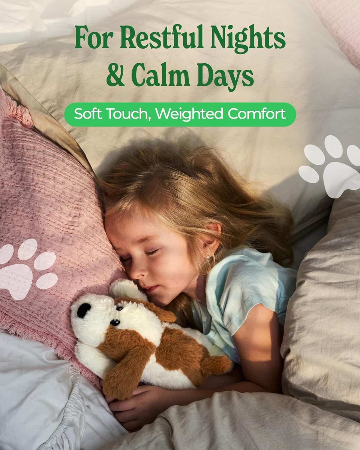 Puppy with 6-color crayon set encourages screen-free creative play.