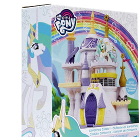 My Little Pony Canterlot Castle Playset showing Celestia figure and styling