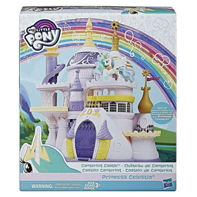 My Little Pony Canterlot Castle Playset front view with Princess Celestia figure