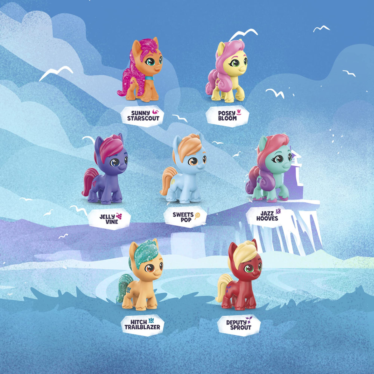 My Little Pony Jazz Hooves mini-figure for dynamic friendships and adventures.