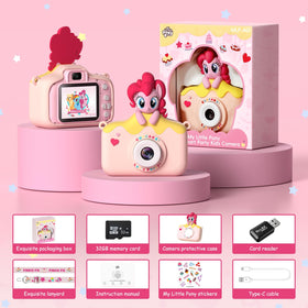 My Little Pony Kids Camera long-lasting battery enables hours of play outdoors.