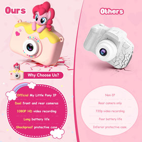 My Little Pony Kids Camera USB export makes sharing memories quick and easy.