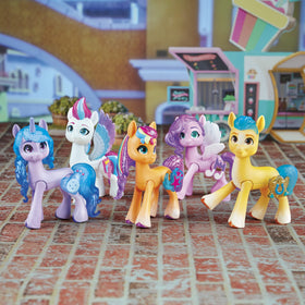 My Little Pony Princess Pipp Petals figure with charm for music adventures.