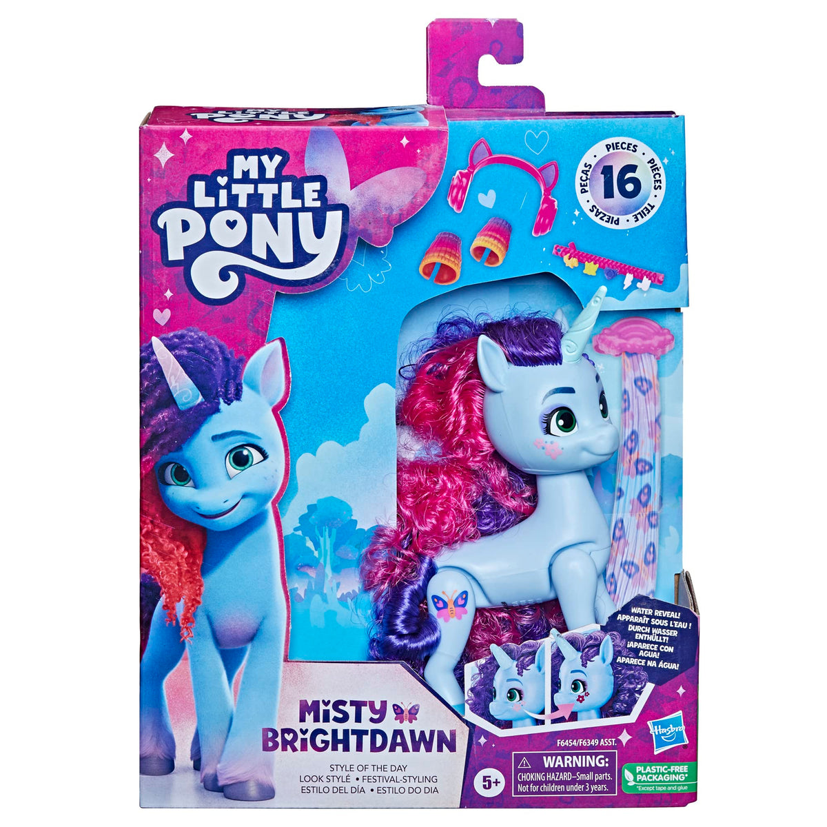 Misty Brightdawn face paint color-change adds playful surprises during playtime