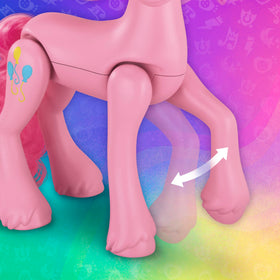 My Little Pony Rainbow Celebration Rainbow Dash figure in rainbow hues for active play