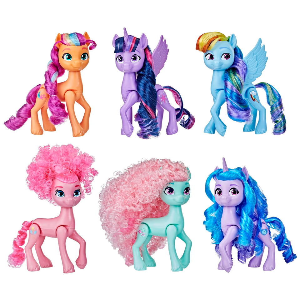 My Little Pony Rainbow Celebration Sunny Starscout figure promotes imaginative play