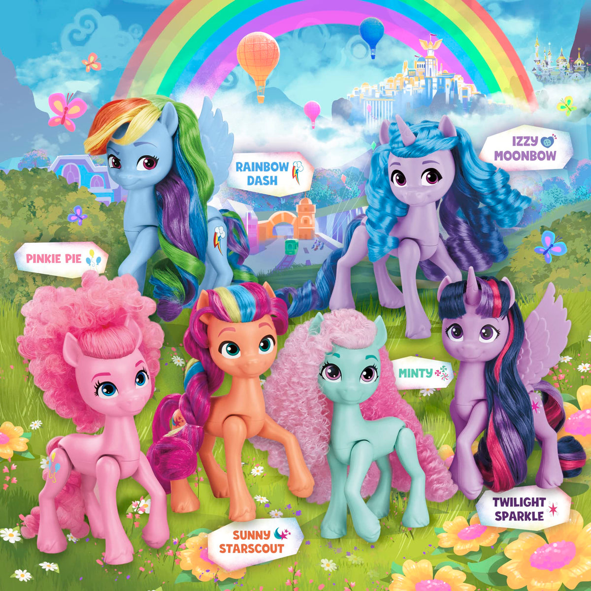 My Little Pony Rainbow Celebration Twilight Sparkle figure with poseable limbs for adventures