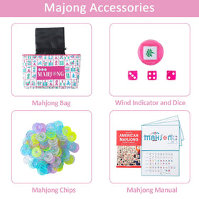 My Mahjong Trove carrying bag highlighting travel-friendly design