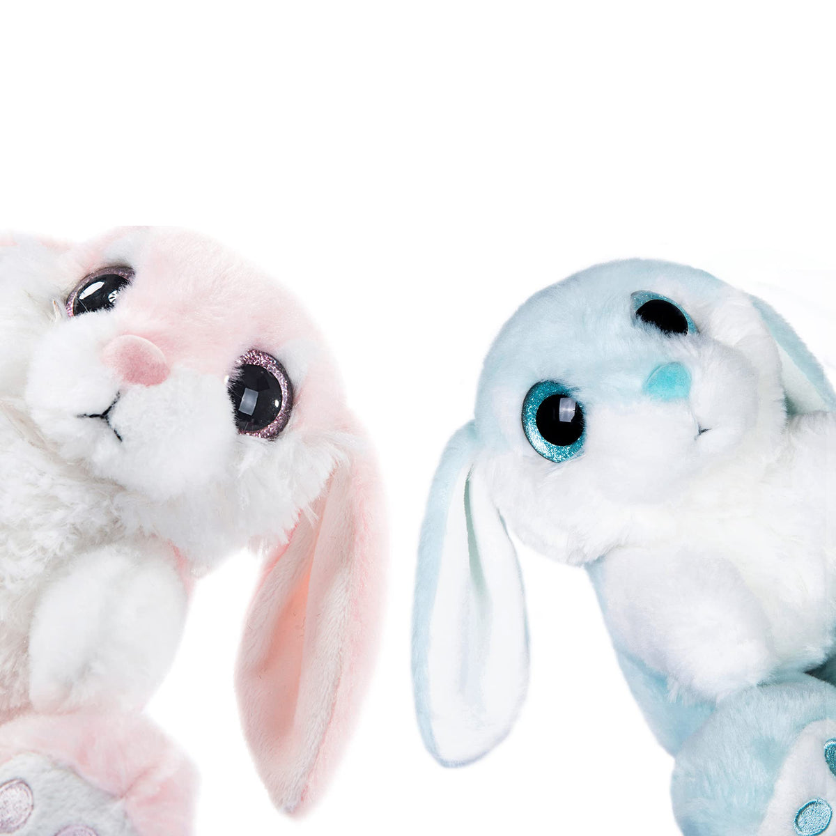 My OLi Easter Bunny 2-Pack features bright eyes and a pink nose for friendly play.
