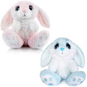My OLi Easter Bunny 2-Pack close-up shows soft plush texture and gentle expression.