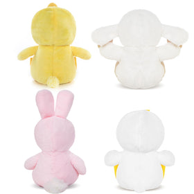 My OLi bunny with flippable hat, playful costume detail.