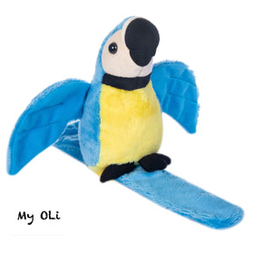 My OLi gift-ready parrot toy, perfect for birthdays and holidays.