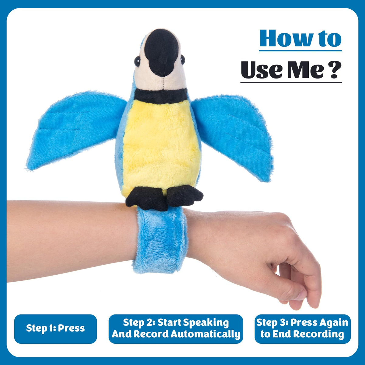 My OLi parrot body measures 5.7 inches, easy to handle.