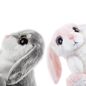 My OLi two-soft-bunnies color options in gray and pink.