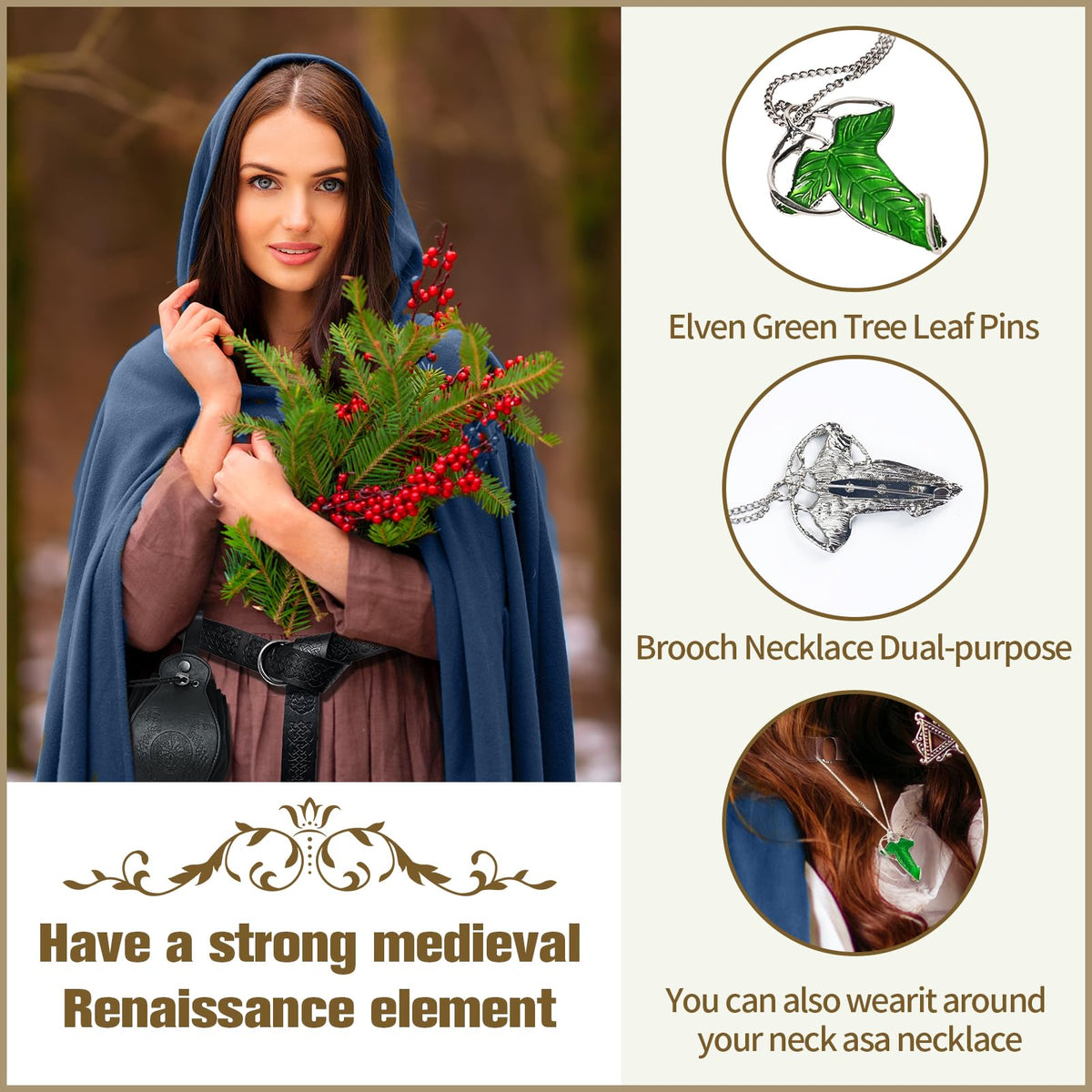 MyersCostume medieval belt adds authentic detail to a full costume