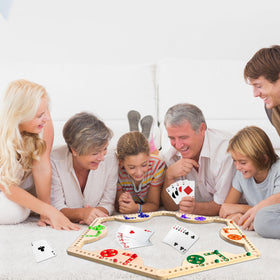 MygikAct family game night scene highlights versatile group play.