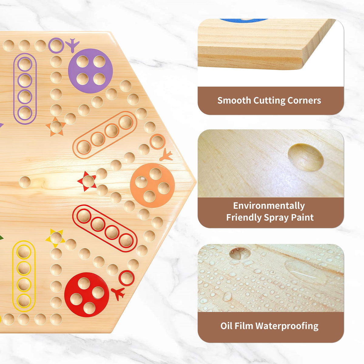 MygikAct includes 6 dice for quick turns and pacing.