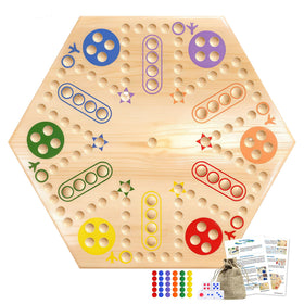 MygikAct Wooden Wahoo board with double-sided design for versatile play.