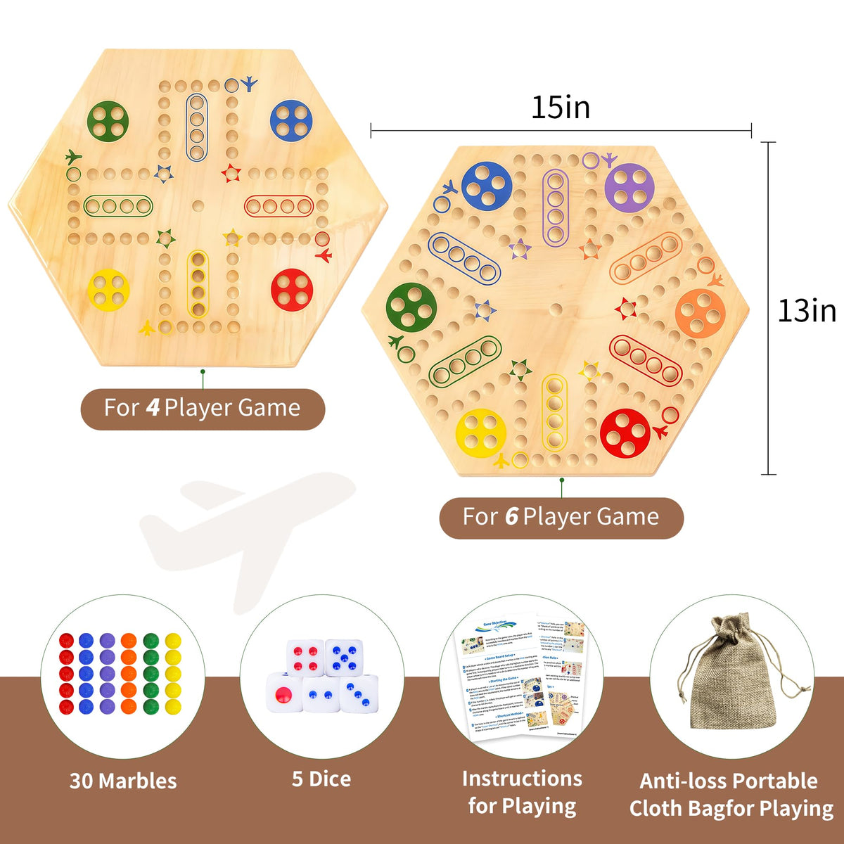 MygikAct color-coded marbles help players track pieces at a glance.