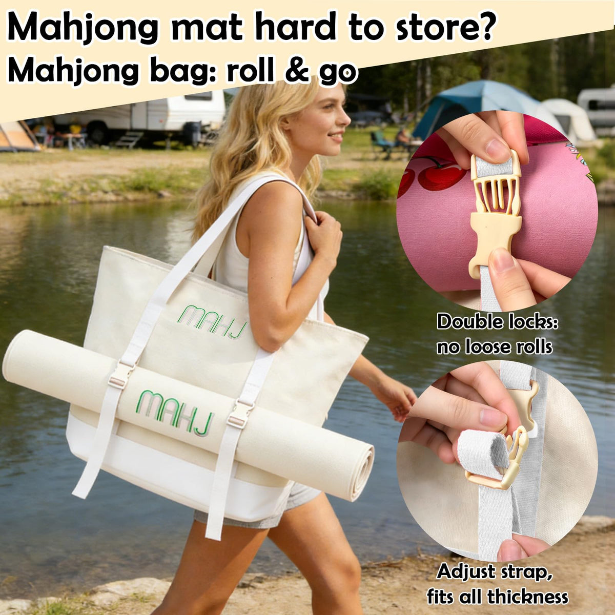 Mykng Nzw drawstring rack bag holds racks and pushers neatly