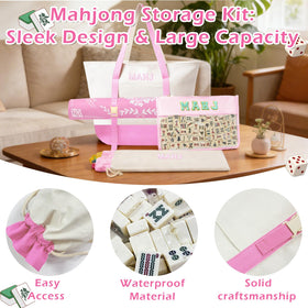 Mykng Nzw portable mahjong bag makes a thoughtful gift for players.